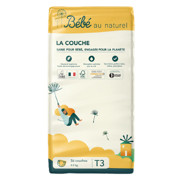 Couches T 3 Pack Eco (4-9 Kg)