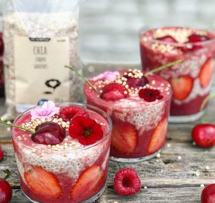 Pudding de chia blanc