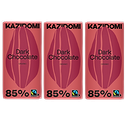 Dark Chocolate 85% Fair Trade 85g Pack organic