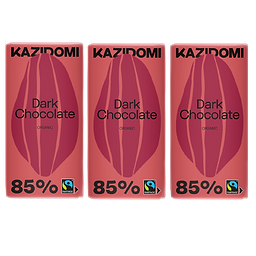 Pack Chocolat Noir 85% Équitable 85g BIO