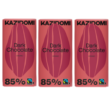 Dark Chocolate 85% Fair Trade 85g Pack Organic