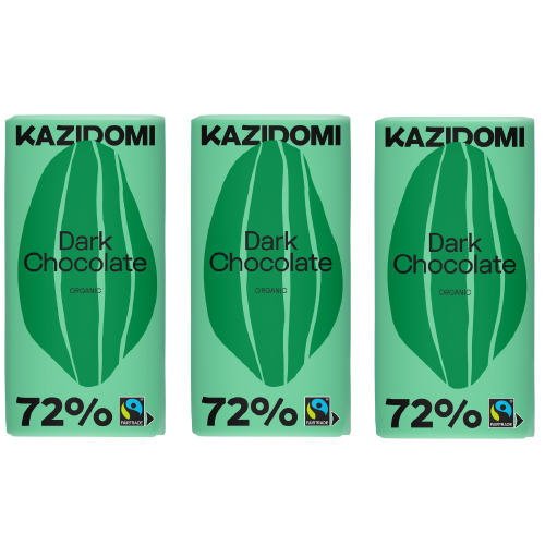Pack x3 Dark Chocolate 72% Fairtrade Organic