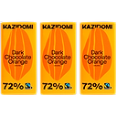 Dark Chocolate 72% Orange Fair Trade 85g Pack organic