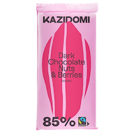 85% Dark Chococolate Walnut & Berries organic