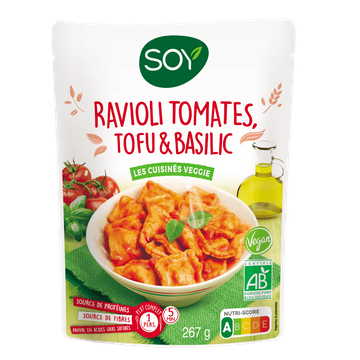 Ravioli Tomates Tofu Basilic BIO