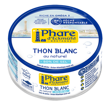 Thon Blanc Germon Nature -50% Sel