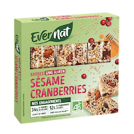 Sesame Cranberry Bars organic
