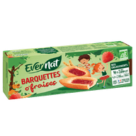 Biscuit Fraises Barquette bio