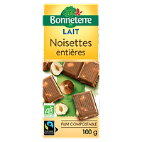 Melkchocolade Met Hele Hazelnoten BIO