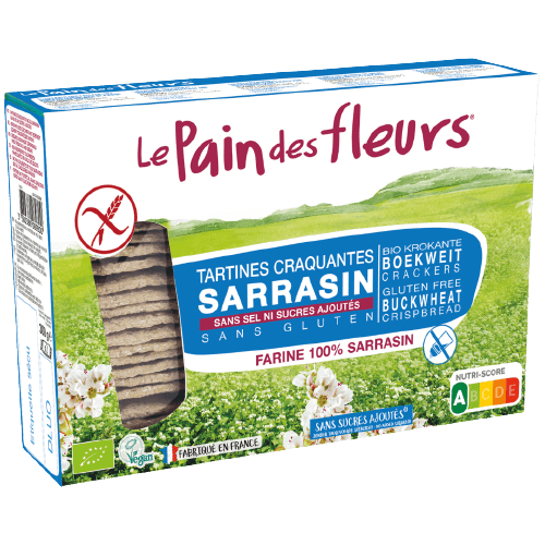 Tartines Craquantes Sarrasin Sans Sel Sans Sucre BIO