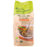 Mini penne van Quinoa en Amarant bio