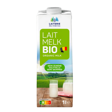 Lait Vache Demi Ecrémé BIO