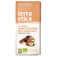 Chocoladetablet Melk Hele Hazelnoten bio