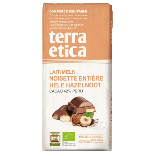 Chocoladetablet Melk Hele Hazelnoten 0