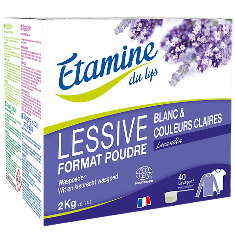 Lessive Poudre Lavandin 40 lavages