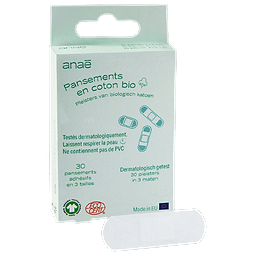 Boite Pansements Coton 3 Tailles BIO