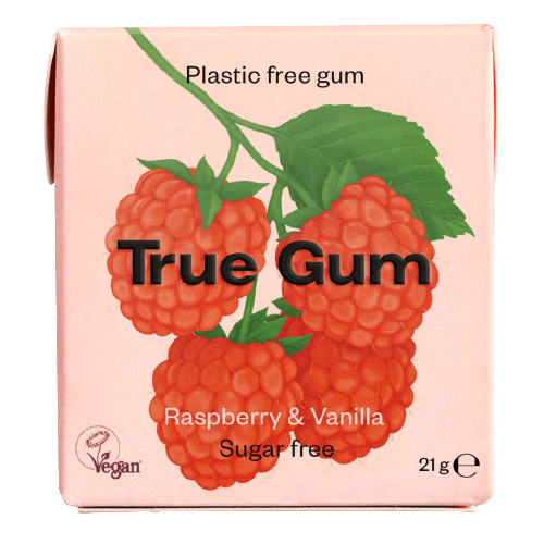 Raspberry Chewing Gum Organic