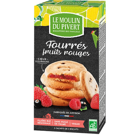 Cookies Fourrés Fruits Rouges