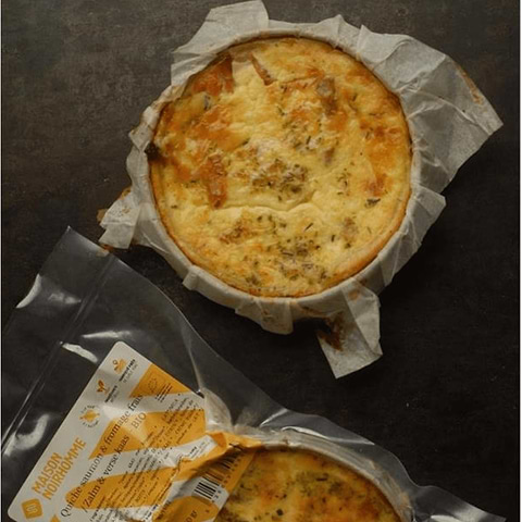 Quiche Saumon Fromage Herbes (BE)
