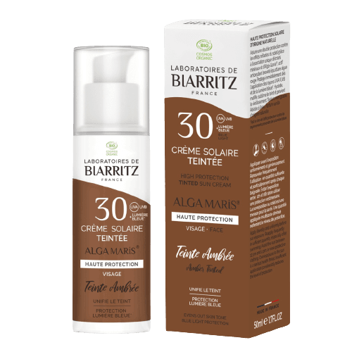 Getinte Zonnebrandcrème Gezicht SPF30 Amber