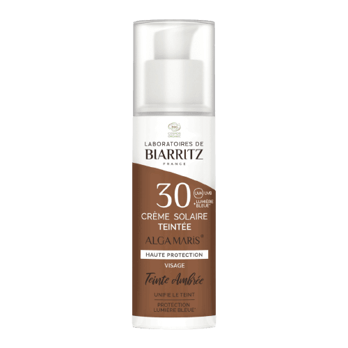 Getinte Zonnebrandcrème Gezicht SPF30 Amber
