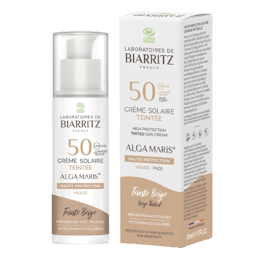SPF50 tinted sun cream Beige Organic