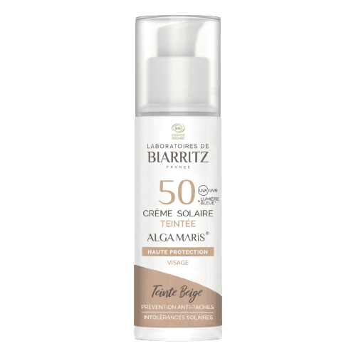Crème Solaire Visage Teintée Spf50 Beige BIO