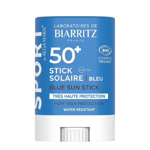 Blauwe Zonnestick Spf50+ Sport BIO