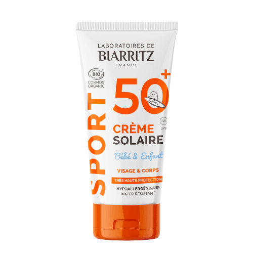 Crème Solaire Bébé Enfant Spf50+ Sport BIO