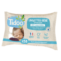 Lingettes Bébé Eau Pure BIO
