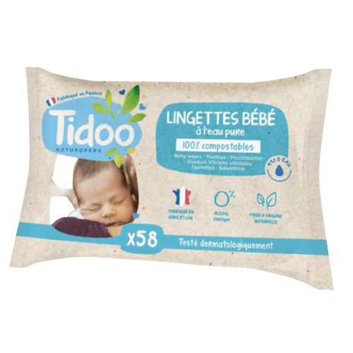 Lingettes Bébé Eau Pure BIO