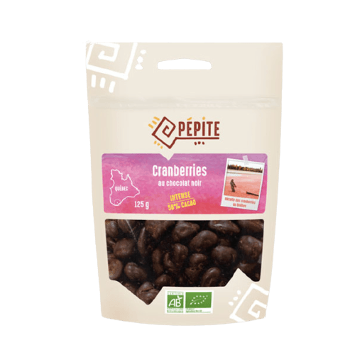 Boules Cranberries Chocolat Noir BIO