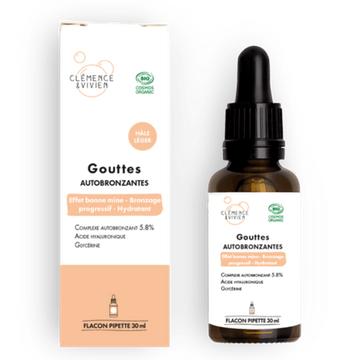 Gouttes Autobronzantes Hâle Léger