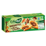 Biscuit Chocolat Noisette Barquette 