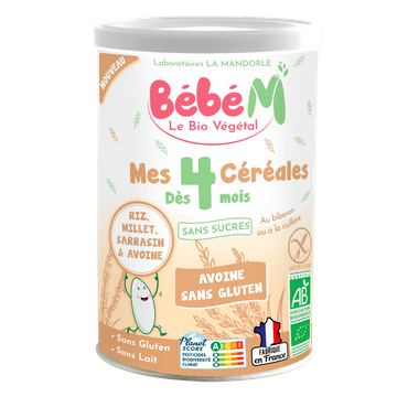 Mes 4 Céréales Sans Gluten Dès 4 Mois BIO