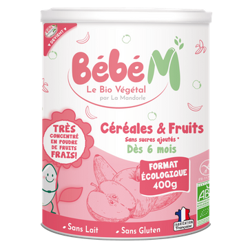 Fruit Cereals Gluten-free From 6 Months Organic