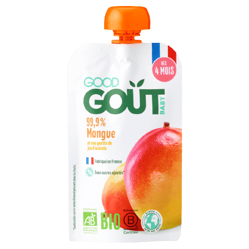 Gourde Mangue Dès 4 Mois BIO