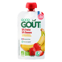 Gourde Fraise Banane Dès 4 Mois BIO