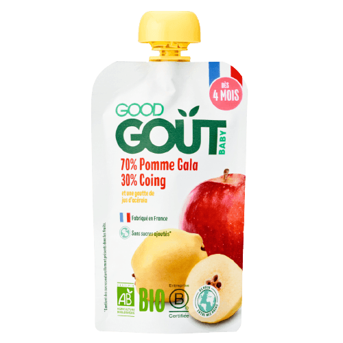 Gourde Pomme Coing Dès 6 Mois BIO