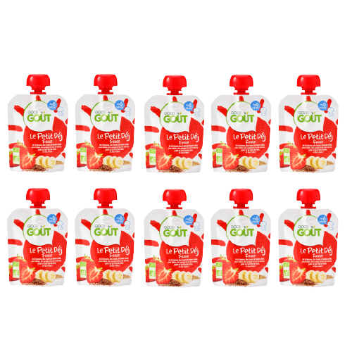 Gourde Le Petit Déj Fraise dès 6 mois