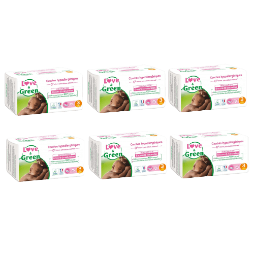 Pack Hypoallergene Luiers Maat 3 (4-9kg)