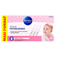 Sérum Physiologique  40 Unidoses 