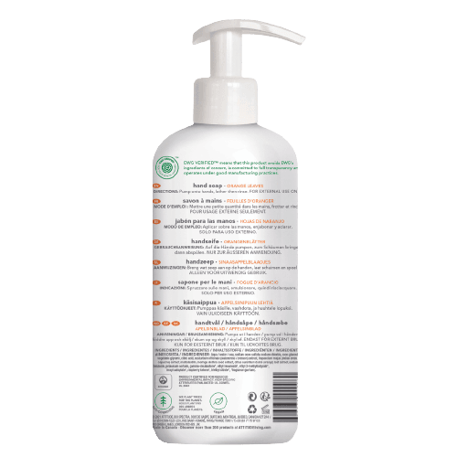 Savon Main Liquide Feuilles Oranger