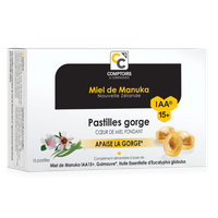 Pastilles Gorge Cœur Fondant Au Miel De Manuka Iaa15+