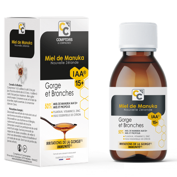 Solution Gorge Et Bronches Au Miel De Manuka Iaa15+