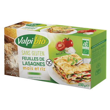 Feuille Lasagne Maïs Riz Sans Gluten BIO