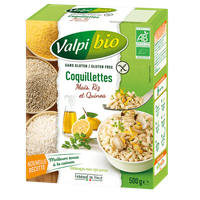 Coquilettes Mais Riz Quinoa Sans Gluten BIO