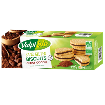 Gluten-free Cocoa Heart Biscuit Organic