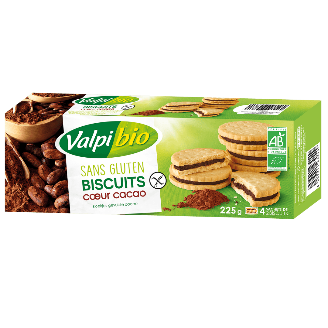 Biscuit Cœur Cacao Sans Gluten 0