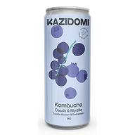 Kombucha Cassis Myrtille bio
